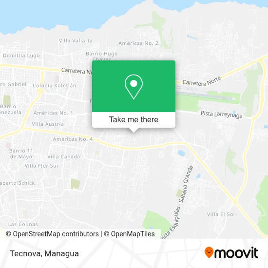 Tecnova map