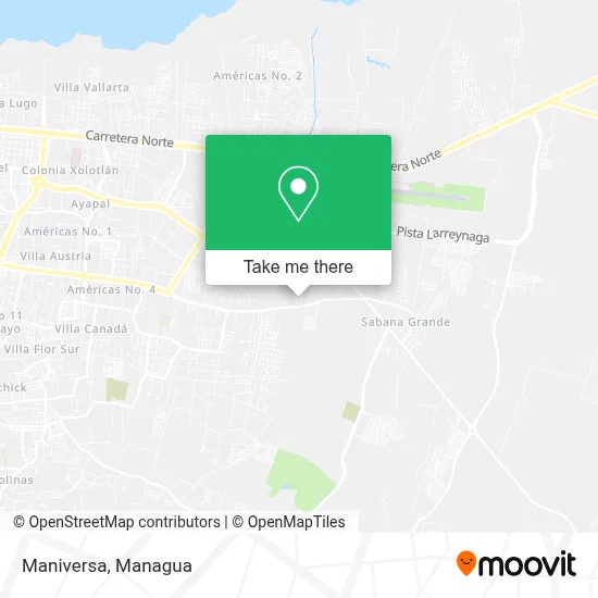 Maniversa map