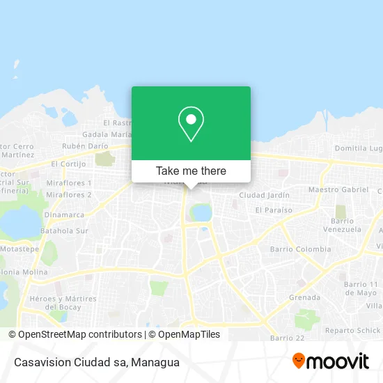 Mapa de Casavision Ciudad sa