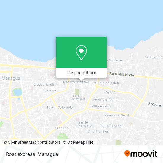 Mapa de Rostiexpress