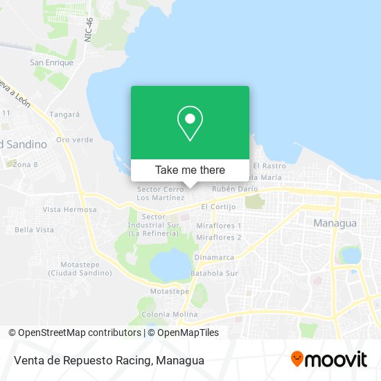 Venta de Repuesto Racing map