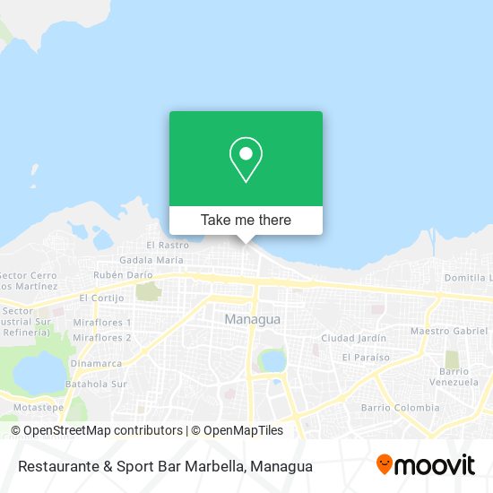 Restaurante & Sport Bar Marbella map