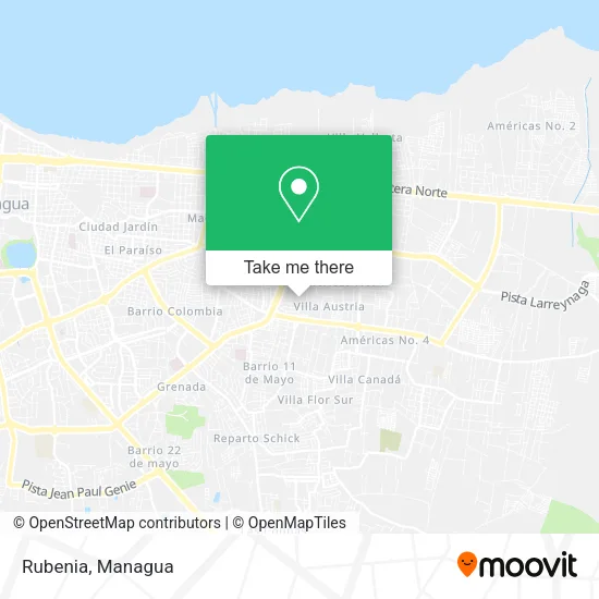 Rubenia map