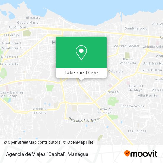Agencia de Viajes "Capital" map