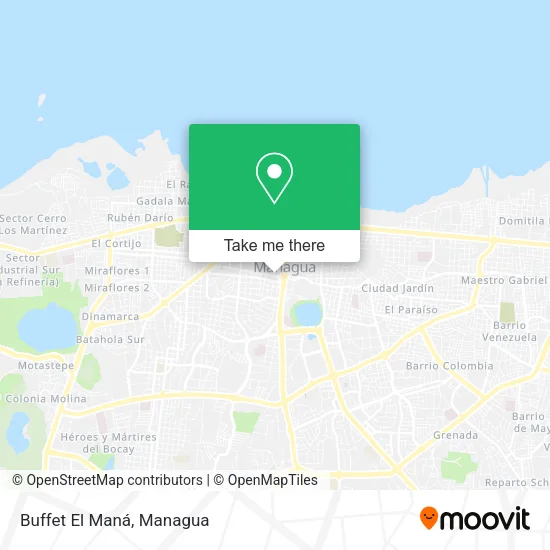 Mapa de Buffet El Maná