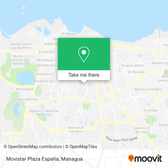 Mapa de Movistar Plaza España