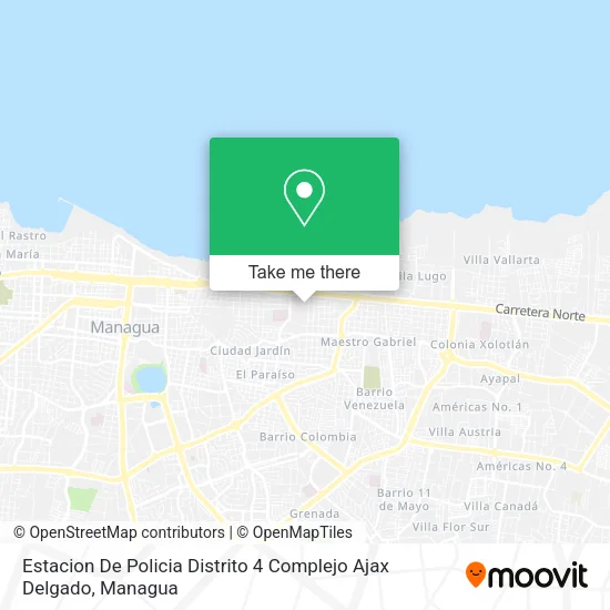 Mapa de Estacion De Policia Distrito 4 Complejo Ajax Delgado
