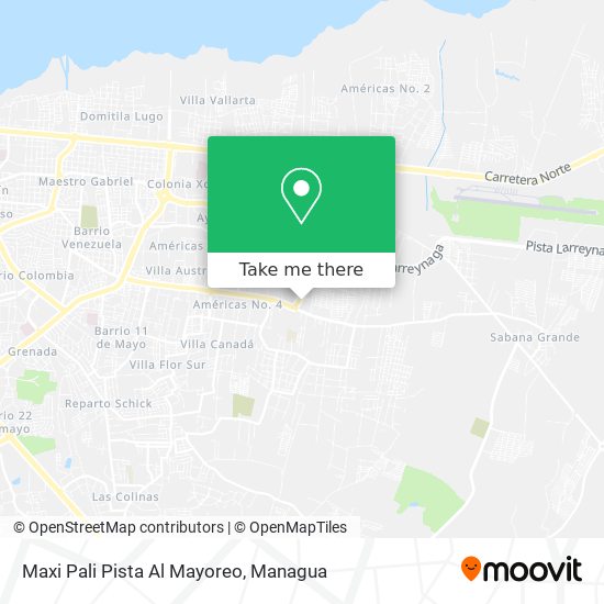 Maxi Pali Pista Al Mayoreo map
