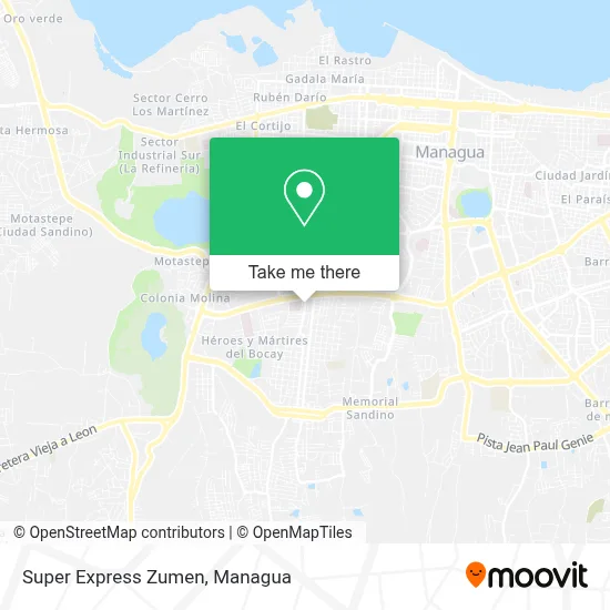 Mapa de Super Express Zumen