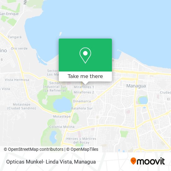 Opticas Munkel- Linda Vista map