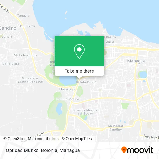 Opticas Munkel Bolonia map