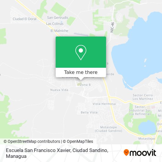 Escuela San Francisco Xavier, Ciudad Sandino map