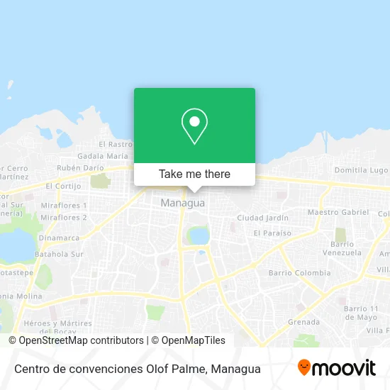 Centro de convenciones Olof Palme map