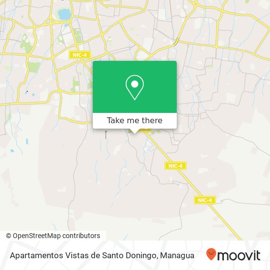 Mapa de Apartamentos Vistas de Santo Doningo