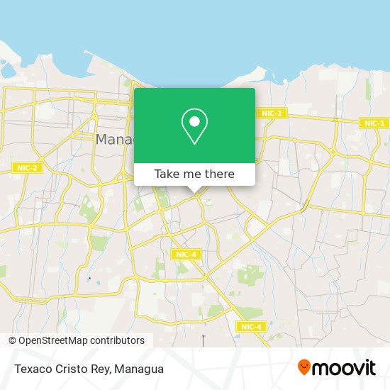 Texaco Cristo Rey map