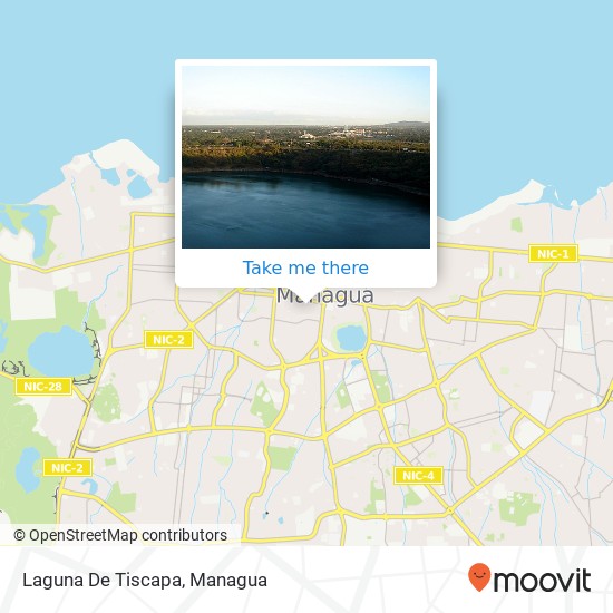Laguna De Tiscapa map
