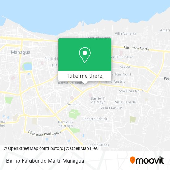Barrio Farabundo Marti map