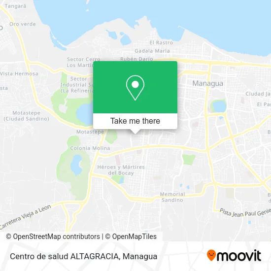 Centro de salud ALTAGRACIA map