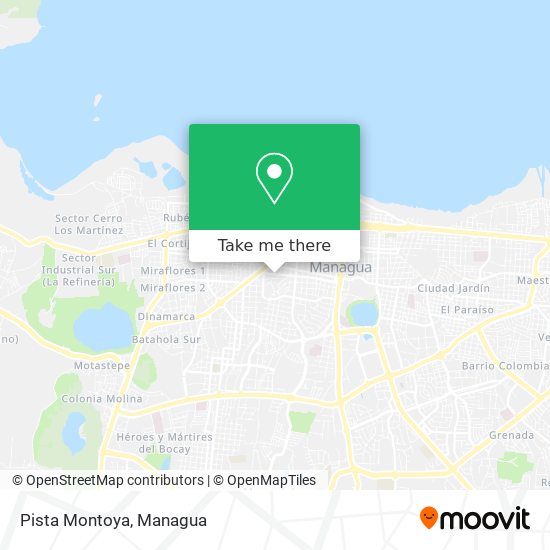 Pista Montoya map