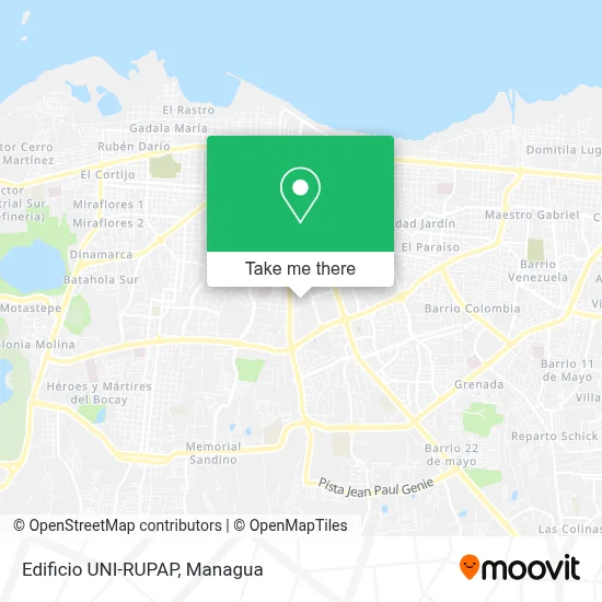 Edificio UNI-RUPAP map