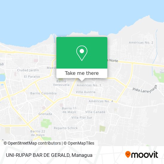 UNI-RUPAP BAR DE GERALD map