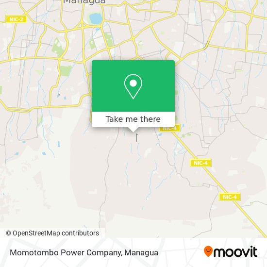 Momotombo Power Company map