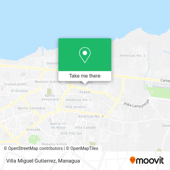 Mapa de Villa Miguel Gutierrez