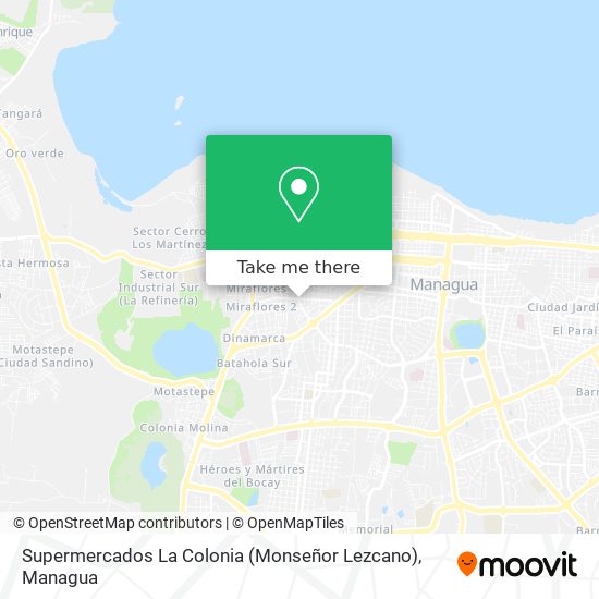 Mapa de Supermercados La Colonia (Monseñor Lezcano)