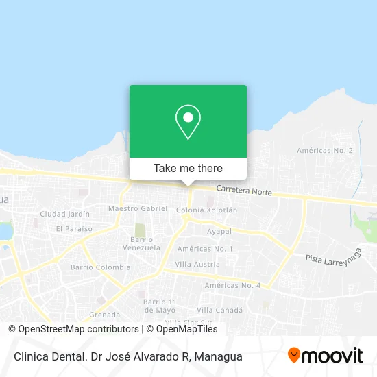 Clinica Dental. Dr José Alvarado R map