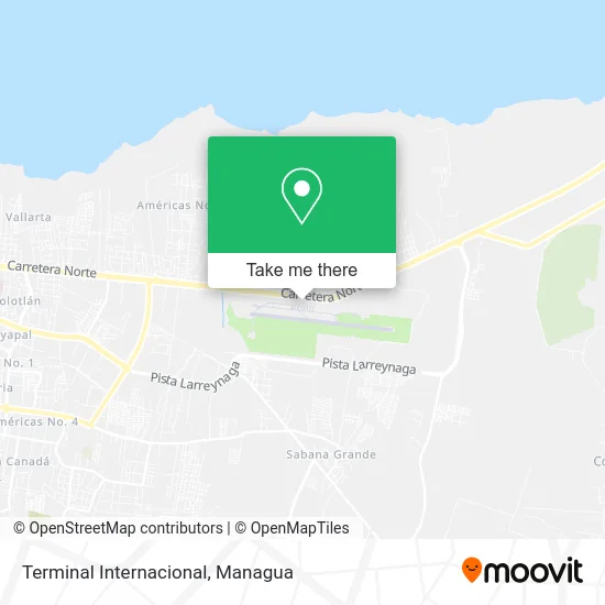 Terminal Internacional map