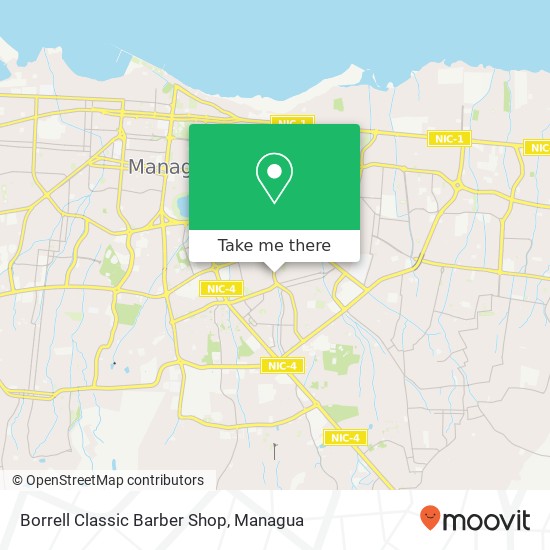 Borrell Classic Barber Shop map