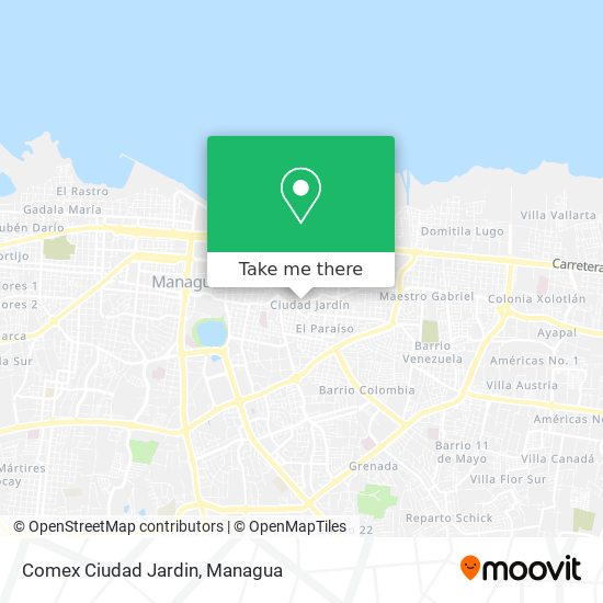 How to get to Comex Ciudad Jardin in Managua by Bus?