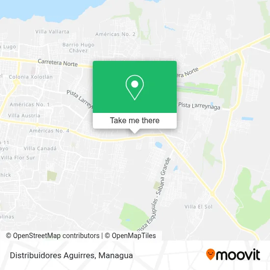 Distribuidores Aguirres map