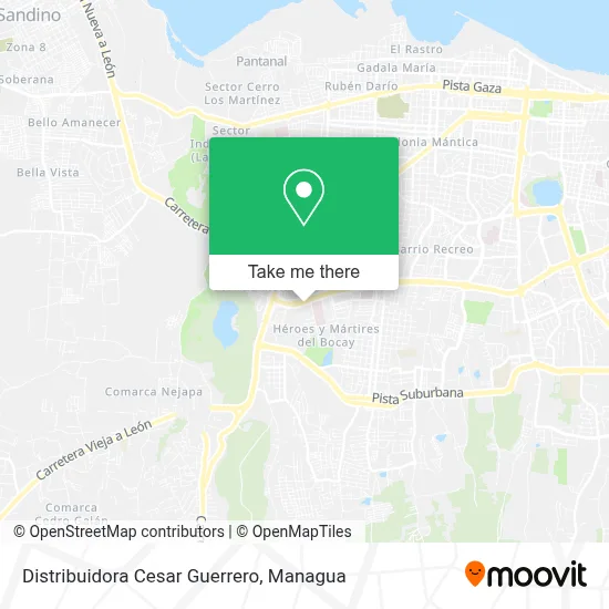 Distribuidora Cesar Guerrero map