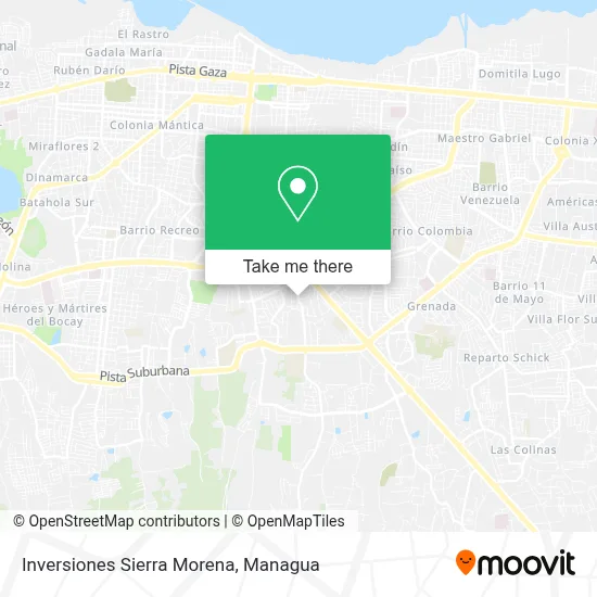 Inversiones Sierra Morena map