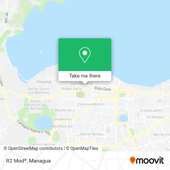 R2 Modª map