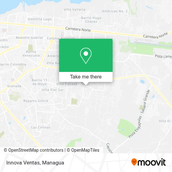 Innova Ventas map