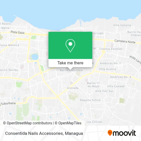 Consentida Nails Accessories map