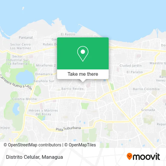 Distrito Celular map
