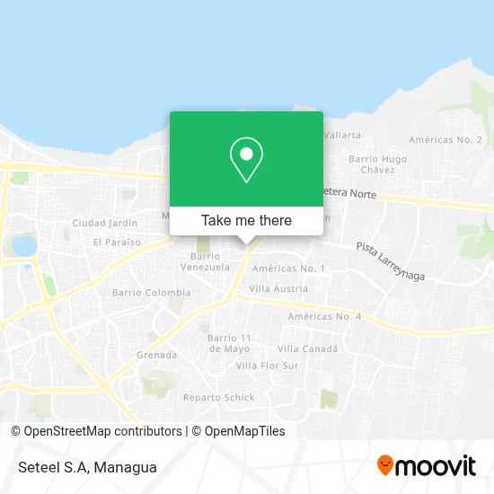 Seteel S.A map