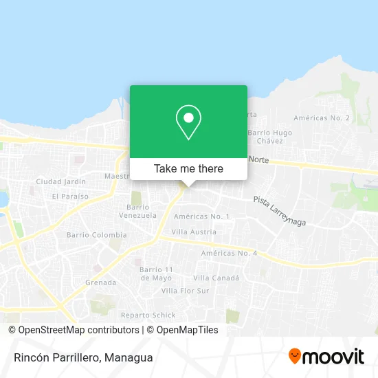 Rincón Parrillero map