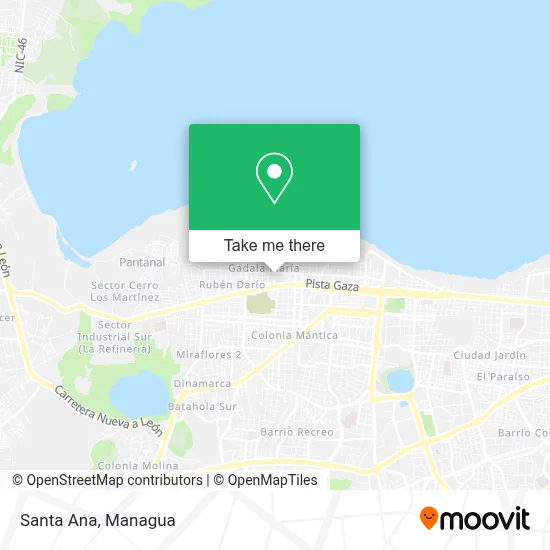 Santa Ana map