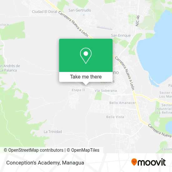 Conception's Academy map