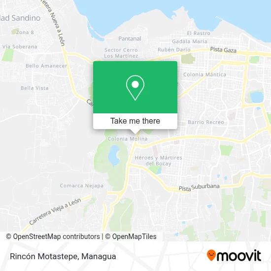 Rincón Motastepe map