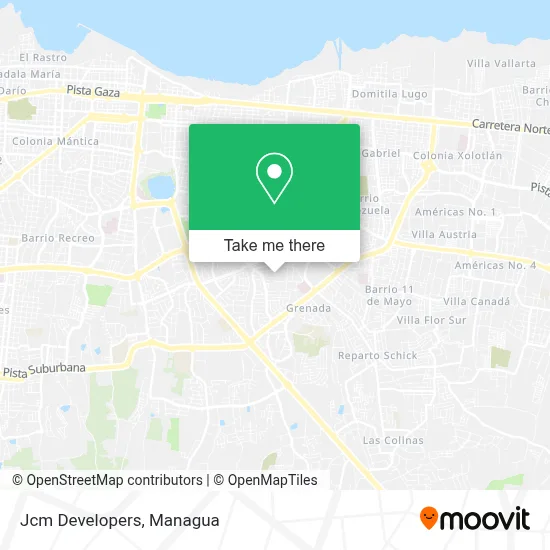 Jcm Developers map