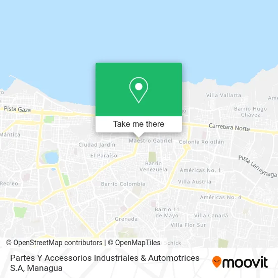 Partes Y Accessorios Industriales & Automotrices S.A map