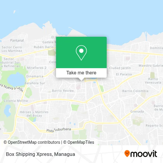 Box Shipping Xpress map