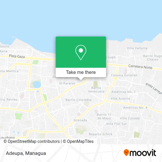 Adeupa map