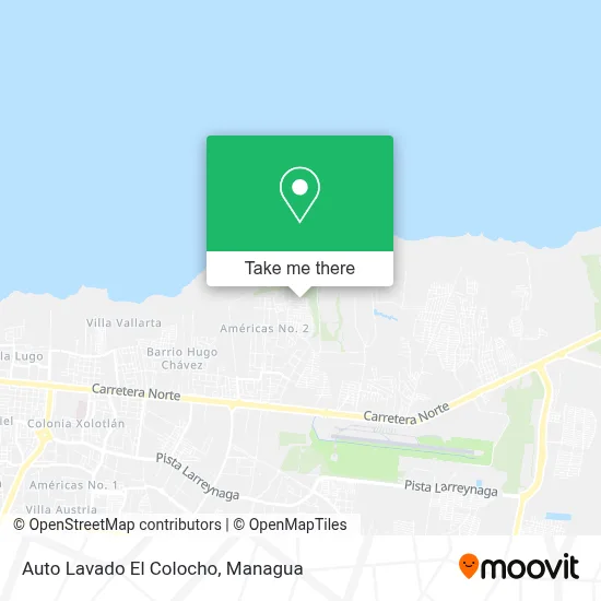Auto Lavado El Colocho map