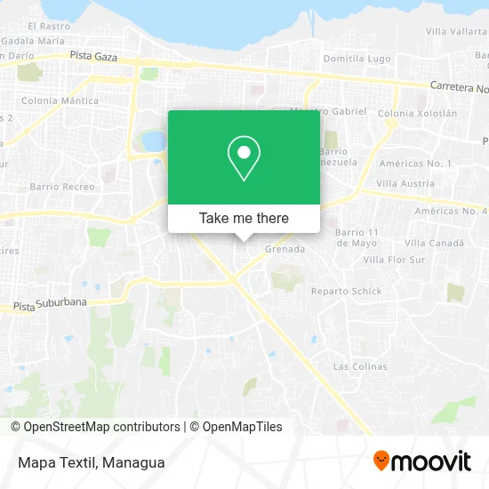Mapa Textil map